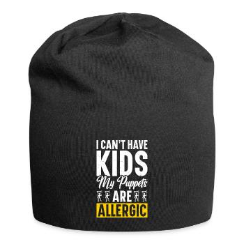 Puppetry Supplies Ventriloquist Puppeteer Puppet - Jersey Beanie - black - Front