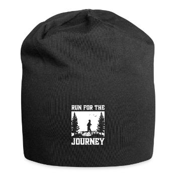 Marathon Enjoy The Journey Running Gift - Jersey-Beanie - Schwarz - Vorne