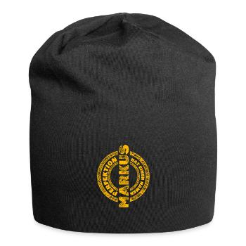 Perfektion Markus - Jersey-Beanie - Schwarz - Vorne