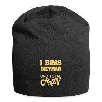 Dietmar as a first name - Jersey Beanie - black - Front