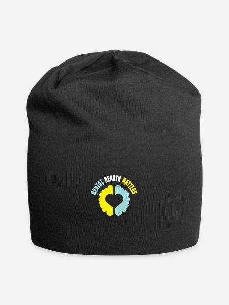 Selbstheilung Meditation Yoga - Jersey-Beanie - Schwarz