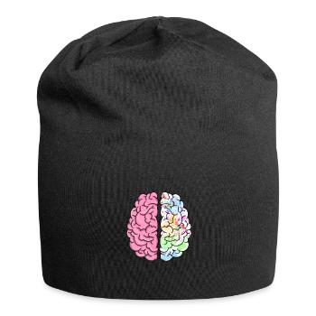 CREATIVE BRAIN - Jersey Beanie - black - Front
