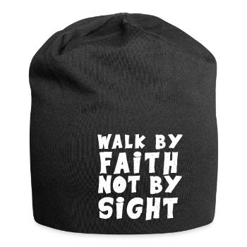 Walk by Faith Church Jésus-Christ Christian - Bonnet en jersey - noir - Devant