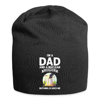 Erneuerbare Nukleare Spruch für Nukleartechnik - Jersey-Beanie - Schwarz - Vorne