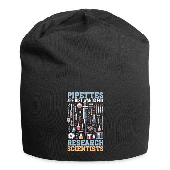 Lustiger Laborant Biotechnologe - Jersey-Beanie - Schwarz - Vorne