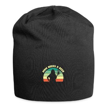 Bier Biertrinker Party Kneipe Alkohol - Jersey-Beanie - Schwarz - Vorne