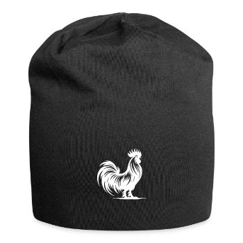 Pedigree élégant avec un grand peigne - Bonnet en jersey - noir - Devant