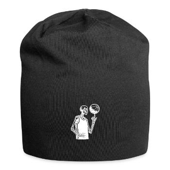 Halloween Skeleton Costume Basketball Style - Jersey Beanie - black - Front