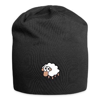 Troupeau de moutons Troupeau de laine cadeau sucré - Bonnet en jersey - noir - Devant