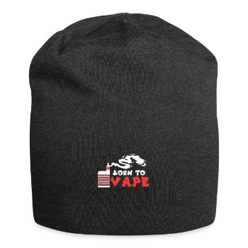 E-Zigarette E-Shisha Dampf Liquid - Jersey-Beanie - Anthrazit - Vorne