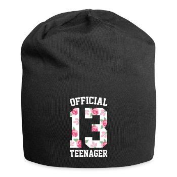 Official 13 teen gift 13 years old - Jersey Beanie - black - Front