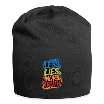 Les lies more truth - Bonnet en jersey - noir - Devant