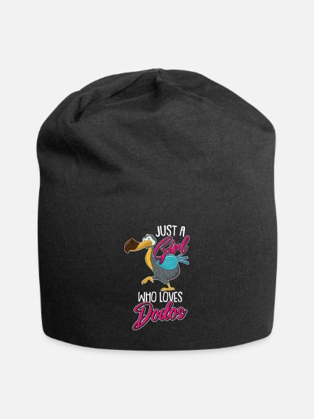 Drôle de Dodo oiseau maurice - Bonnet en jersey - noir