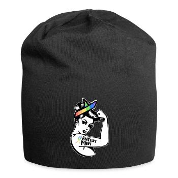 Autismus Autist - Jersey-Beanie - Schwarz - Vorne