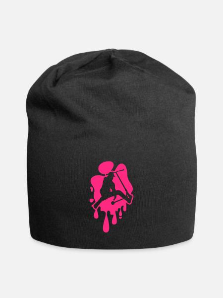 trottinette - Bonnet en jersey - noir