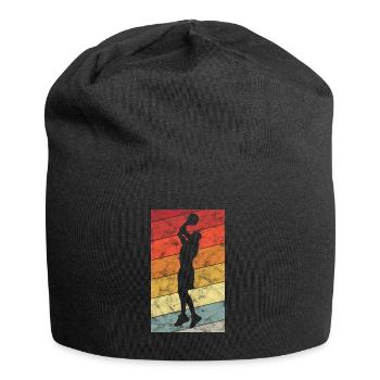 Basketteur basket-ball basketteur - Bonnet en jersey - noir - Devant