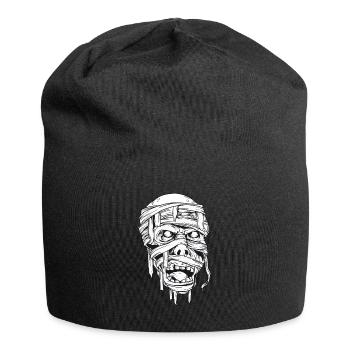 Maman | Égypte | | d’horreur Flippant - Bonnet en jersey - noir - Devant