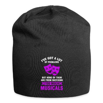Theater Broadway-Musical Geschenk - Jersey-Beanie - Schwarz - Vorne