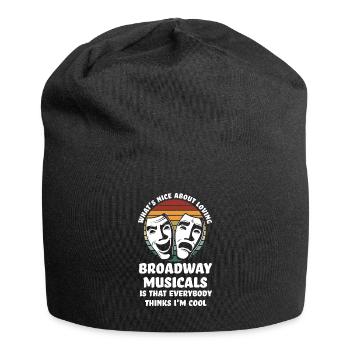 Theater Broadway-Musical Geschenk - Jersey-Beanie - Schwarz - Vorne