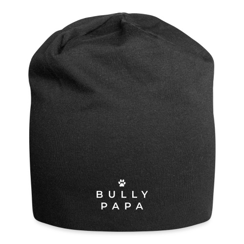 Stolzer Bullypapa minimalistisch - Jersey-Beanie