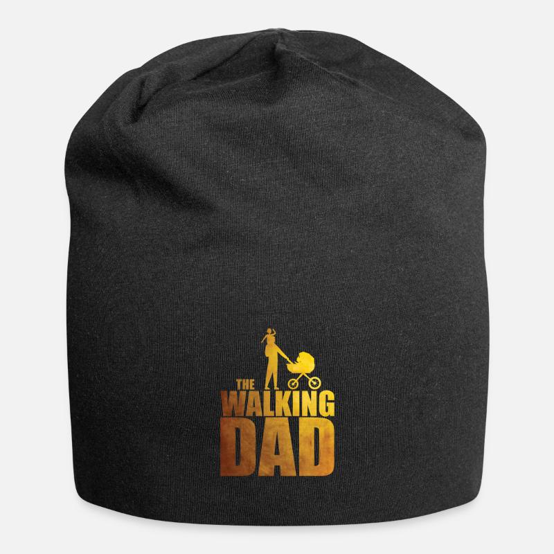 The walking dad - Jersey-Beanie - Schwarz