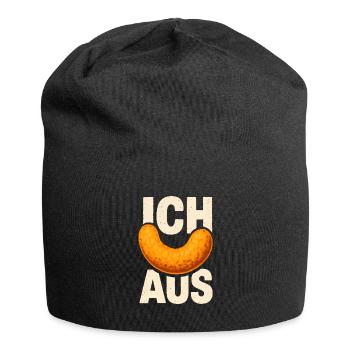Lustiger Spruch Humor Ich Flip Aus Geschenkidee - Jersey-Beanie - Schwarz - Vorne