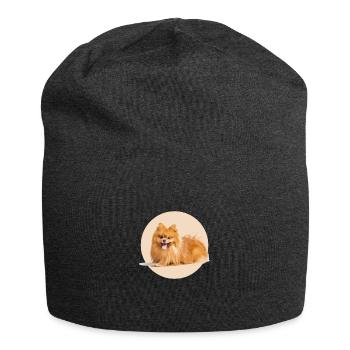 Rot Spitz - Jersey-Beanie - Anthrazit - Vorne