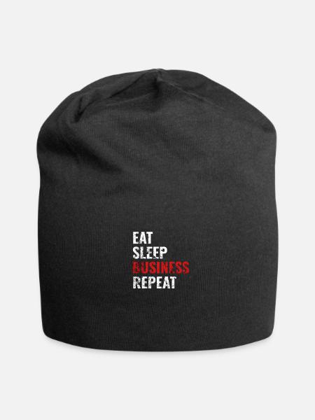 Business - Jersey-Beanie - Schwarz