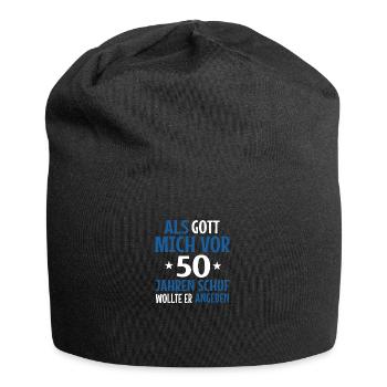 50th birthday - Jersey Beanie - black - Front