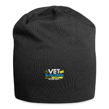 Veterinarian Veterinarian Animals Veterinarian Health - Jersey Beanie - black - Front