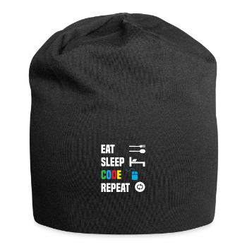 Code Codierung Coder Kodierung Informatiker - Jersey-Beanie - Schwarz - Vorne