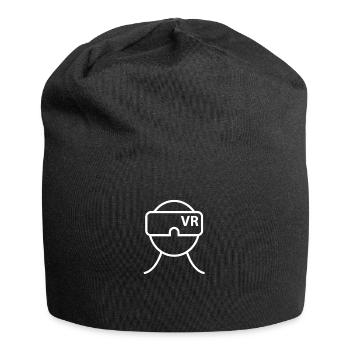 VR Virtual Reality Glasses Virtual Reality - Jersey Beanie - black - Front