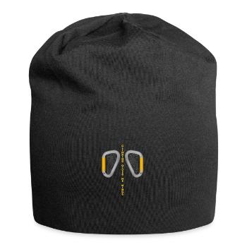 Carabiner Rock Climbing - Jersey Beanie - black - Front