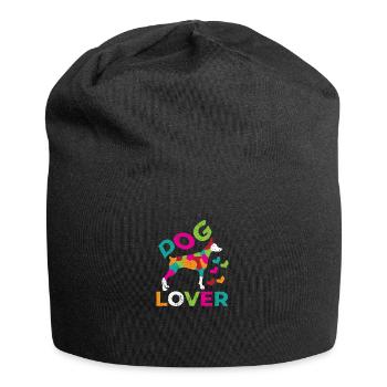 Dog Dog Lover Dog Owner Dog Lover - Jersey Beanie - black - Front