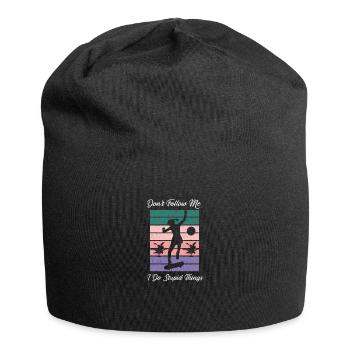 Skateboard Skateboard Skateboarder Patinage - Bonnet en jersey - noir - Devant