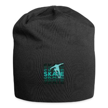 Skateboard Skateboard Skateboarder Patinage - Bonnet en jersey - noir - Devant