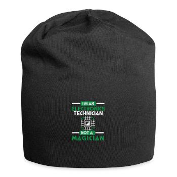 Electric Electrician Eloktronics Electric Power Electrics - Jersey Beanie - black - Front