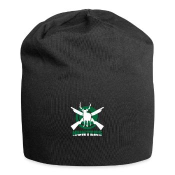 Chasseur Chasse Chasse Chasse Fusil de Tir - Bonnet en jersey - noir - Devant