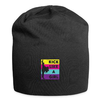 Kampfsport Selbstverteidigung Kampfkunst - Jersey-Beanie - Schwarz - Vorne
