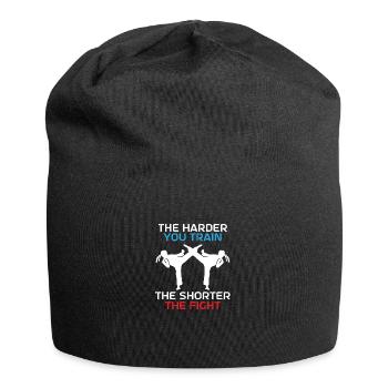 Kampfsport Selbstverteidigung Kämpfen Kämpfer - Jersey-Beanie - Schwarz - Vorne