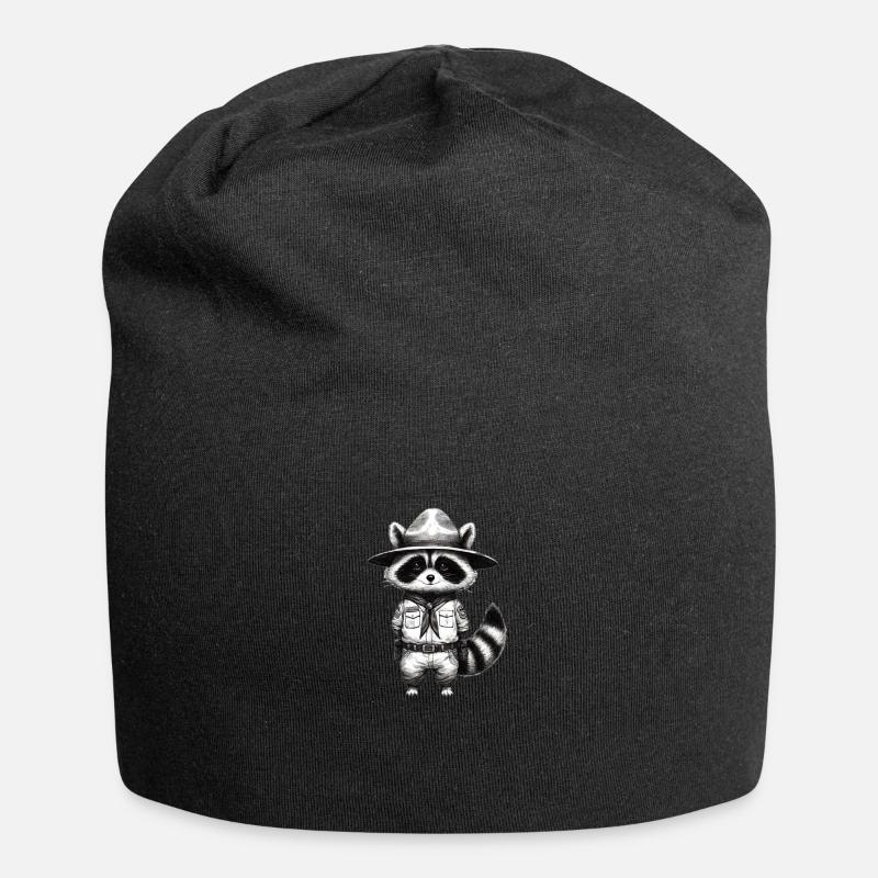 Pfadfinder Waschbär - Jersey-Beanie - Schwarz