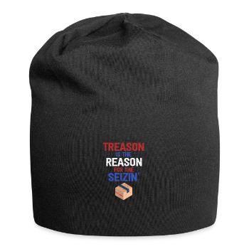 La trahison est la raison du raid du FBI de Seizin - Bonnet en jersey - noir - Devant
