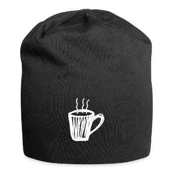 coffee pot - Jersey Beanie - black - Front