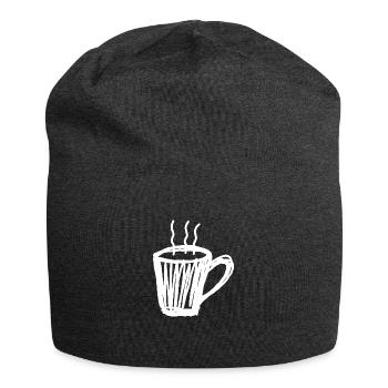 coffee pot - Jersey Beanie - charcoal grey - Front