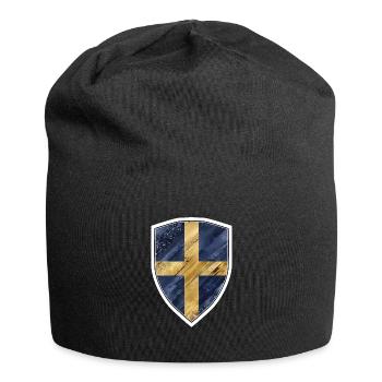 SCHWEDEN FLAGGE FAHNE - Jersey-Beanie - Schwarz - Vorne