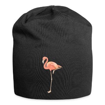 Flamingo solo - Jersey-Beanie - Schwarz - Vorne