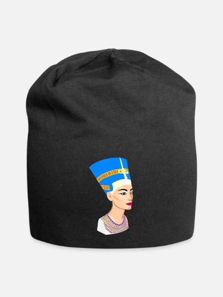 Nefertiti - Jersey Beanie - black