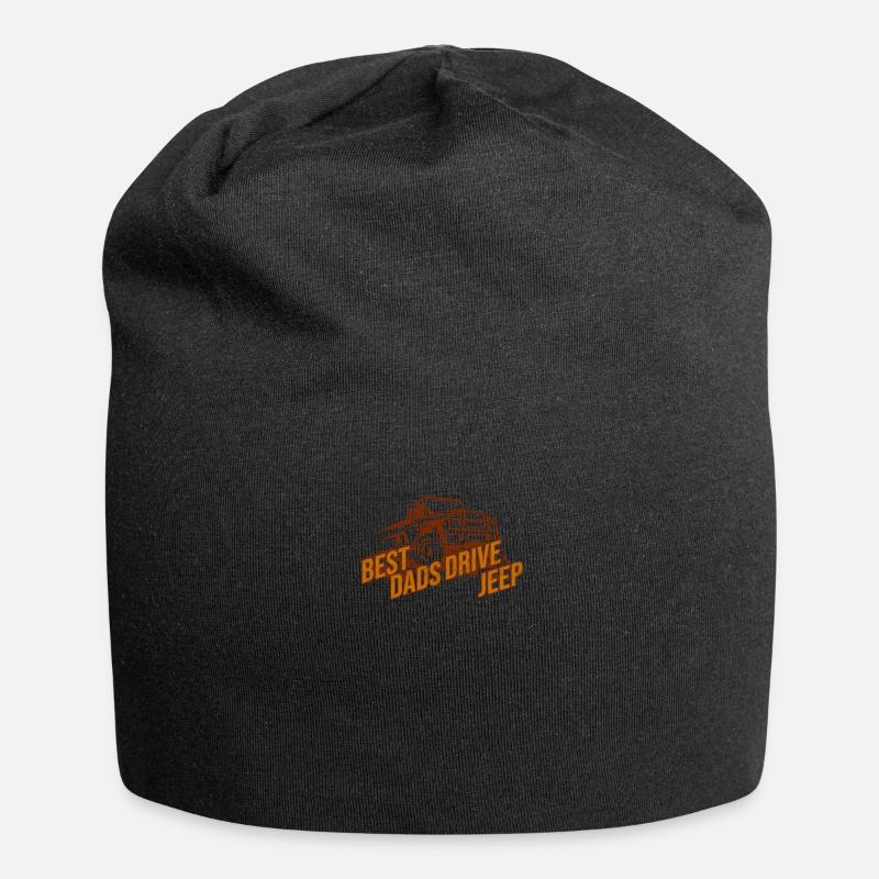 Cool Best Dads Drive Jeep - Jersey Beanie - black