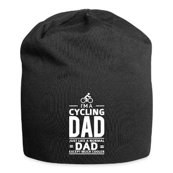 I'M A CYCLING DAD biker bicycle shirt - Jersey-Beanie - Schwarz - Vorne