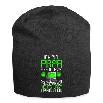 Programmierer - Jersey-Beanie - Anthrazit - Vorne